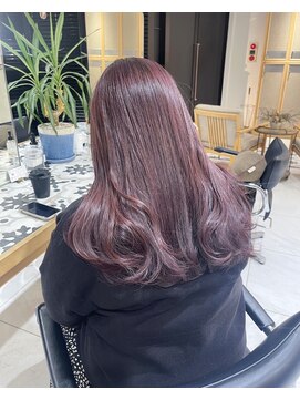 ヘアサロン ガリカ 表参道(hair salon Gallica) ゆるふわラベンダーココアブリーチなしダブルカラー