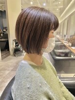 シェル 国分寺(shell)&nbsp;グレージュカラー/ボブウルフ/黒髪/ココアベージュ