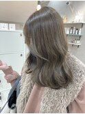髪質改善/グレージュ/透明感カラー/ナチュラル/艶髪