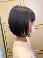 エイムコーゾー美容室(AiM KOZO) 切りっぱなしボブ