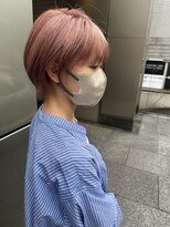 グランドライン(GRAND LINE)&nbsp;GRANDLINE 千崎聖太　ハイトーンピンクショート　ホワイトピンク