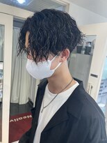 テトラ バイ ネオリーブ 横浜西口店(tetra by neolive)&nbsp;横浜★前下がりツイストスパイラルパーマ波巻きパーマ