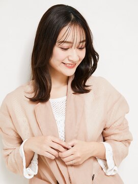 エンタク 新宿(enntaku) マロンベージュ/Aラインボブ/かきあげ/インナーカラー[新宿駅]