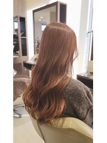 ヘアメイク アリエス 岩切店(HAIR MAKE aries) ハイライトシアーオレンジ 仙台/シアーカラー/20代/30代/韓国風