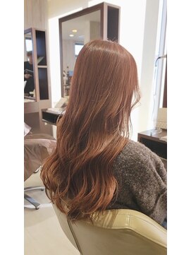 ヘアメイク アリエス 岩切店(HAIR MAKE aries) ハイライトシアーオレンジ 仙台/シアーカラー/20代/30代/韓国風