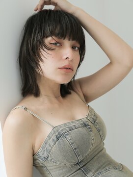 ラックスビー シュクラン 八戸ノ里駅前店(LUXBE SHUKRAN) 顔まわりレイヤーカット/ウルフ/大人可愛い20代30代40代