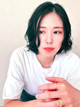 ザブックハンドサロン(The book hand salon) レイヤーボブ×パーマ