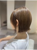 切りっぱなしボブ
