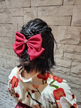 アオ(ao) ミディアム×ヘアアレンジ