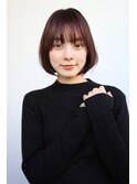 小顔追求ショートボブ
