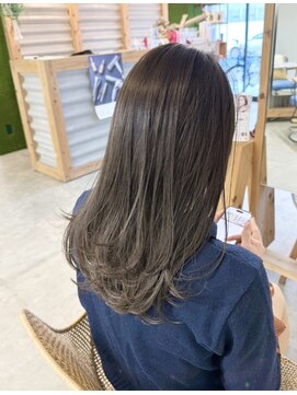 シーバイサイン(sea by Sign) オリーブグレージュ×レイヤー