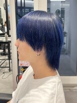 オーシャントーキョー 原宿(OCEAN TOKYO)&nbsp;ロイヤルブルーブリーチメンズカットウルフ