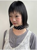 暗髪カラー/シャギーバング/MIYU