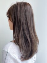 大人可愛い前髪シースルーバング愛され小顔カット#510f0606