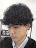 【平日限定】メンズカット＋スパイラルパーマ◯ ￥8,800 #波巻きスパイラル