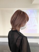 マスカリ(muscali)&nbsp;くびれヘア#ハイライトカラー#アプリコットオレンジピンクb20