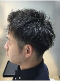 ツイストスパイラル×アップバング