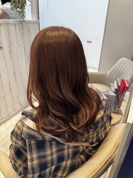 アンソル オブ リシェール(N'SOL of RICHAIR) ピンクブラウン/暖色系カラー/秋カラー/大人女性/南越谷