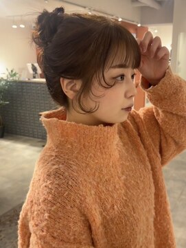 サンデイズド(SUNDAZED) オリーブベージュ/ヘアアレンジ