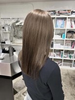 ディーカヘアーセンダイ(Di KA HAIR sendai)&nbsp;シナモンベージュ/レイヤー/艶カラー/ベージュ/オリーブベージュ