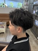 エルズ 大宮店(ailes)&nbsp;フェザーパーマ×刈り上げ『asuka』[大宮/大宮駅/大宮ショート]