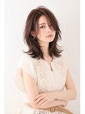 外ハネミディ