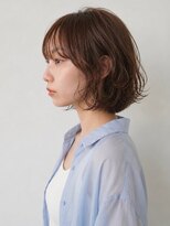 トリッカ 銀座(tricca)&nbsp;ウェーブボブ/ボブパーマ/外ハネボブ/ブラウンカラー