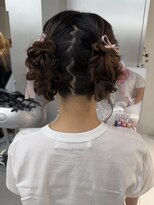 アールプラスヘアサロン(ar+ hair salon)&nbsp;【新宿駅/新宿三丁目/ヘアセット/ツインシニヨン/お呼ばれヘア】