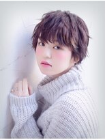 ヘアアンドメイク エジェリ(hair&make egerie) 外ハネショート2 ダブルカラー 恵比寿