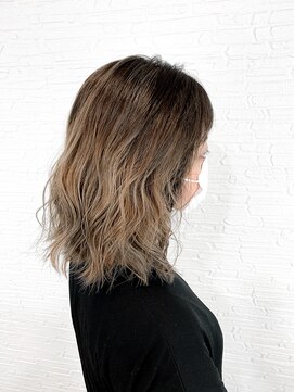 リオリス ヘア サロン(Rioris hair salon) ミディアム　バレイヤージュ