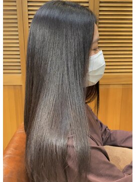 ロアナ 六本木(LOANA ROPPONGI) ローズカラー　ストレート　ロング　ヘアエステ　　【比嘉翼】