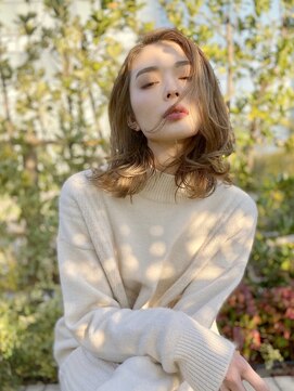 ユアーズヘア 新宿WEST(youres hair) モテヘア 愛されヘア 大人ミディアム 大人かわいい