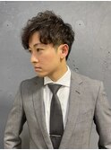 ビジネス×ツーブロック<理容室>立川/美容院/美容室/床屋/メンズ