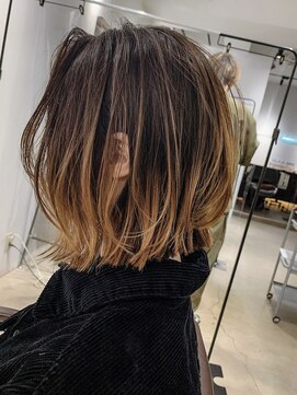サルファ ヘアデザイン 名古屋 丸の内(S.ALPHA HAIR DESIGN) 外ハネボブ