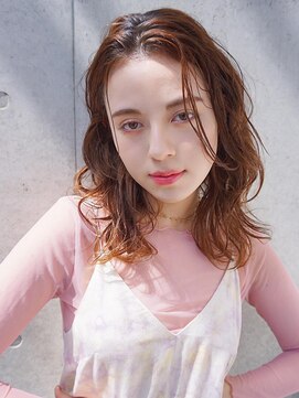 ノラジャーニー(NORA Journey) 【阿形】ソフトジェル仕上げの抜け感ツヤ髪パーマ