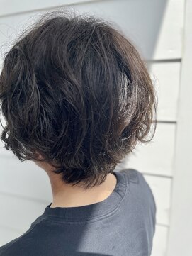 アプシー 三木店(Apsee) ハンサムショート×カーキベージュ
