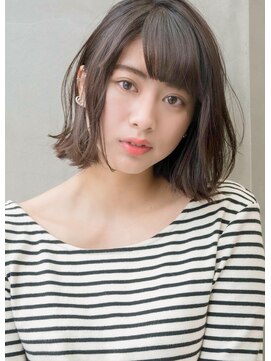 ヌー 代官山(nuu) ・デジタルパーマボブ切りっぱなしボブ30代ボブ暗髪ボブ