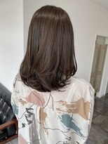 リズム(lysm)&nbsp;ミディアムレイヤー × オリーブベージュ