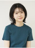 【sylph/表参道】ミディアムレイヤー マッシュウルフ ボブ
