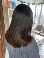クオリス 上板橋店(QUALIS)&nbsp;レディース艶髪髪質改善前上がりワンレングスカット