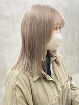 ソーコ 渋谷(SOCO)&nbsp;ミルクティーベージュカラーケアブリーチダブルカラー髪質改善