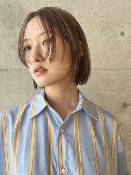 スクリーンギンザメゾン 銀座(SCREEN GINZA MAISON.) クラゲヘアー/小顔に見せるヘア/ココアベージュ/銀座