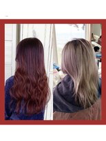 クラン ヘアーアンドスタジオ(CLAN hair & studio)&nbsp;ハイトーンエクステブリーチインナーミルクティーベージュ