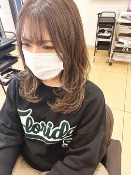 ソレイユカラー トヨカワ(SOLEIL COLOR TOYOKAWA) 透明感ハイライト♪アッシュベージュ☆