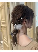 ◎結婚式アレンジ×ミディアムヘアアレンジ