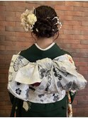 振り袖ヘアセット