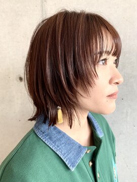 アルジャーノン コックス(ALGERNON COX) くびレイヤーエモージュイメチェンフルバング小顔ショート