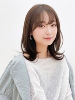 韓国ミディアムレイヤー大人かわいい20代30代40代２WAYバング