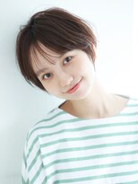 シエル 大分中央町店(CIEL)&nbsp;ショートカット×ひし形ショートボブ×前髪あり20代30代