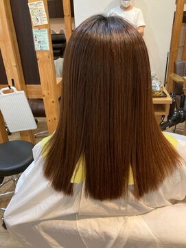 グランバイ アトリエドングリ(Grand × AtlierDonguri) お客様髪質改善データ1283(梅雨前ストレート)